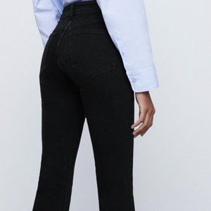 Zara Black Straight leg Jeans